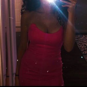 revolve - superdown Stevie sweetheart pink dress